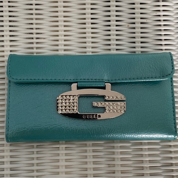 Rare Guess Turquoise Vintage Purse and Wallet Set - Picture 13 of 17